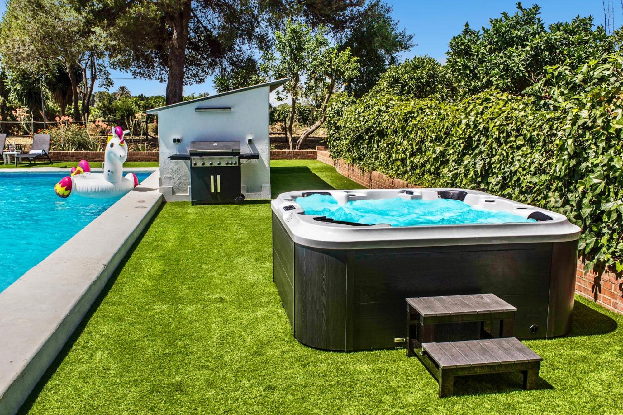 Villa San Patricio I Piscina Privada I Jacuzzi Spa I Bbq I Ps5 I Aire Acon I 3000M2 I 5Min-Centro Jerez de la Frontera Dış mekan fotoğraf